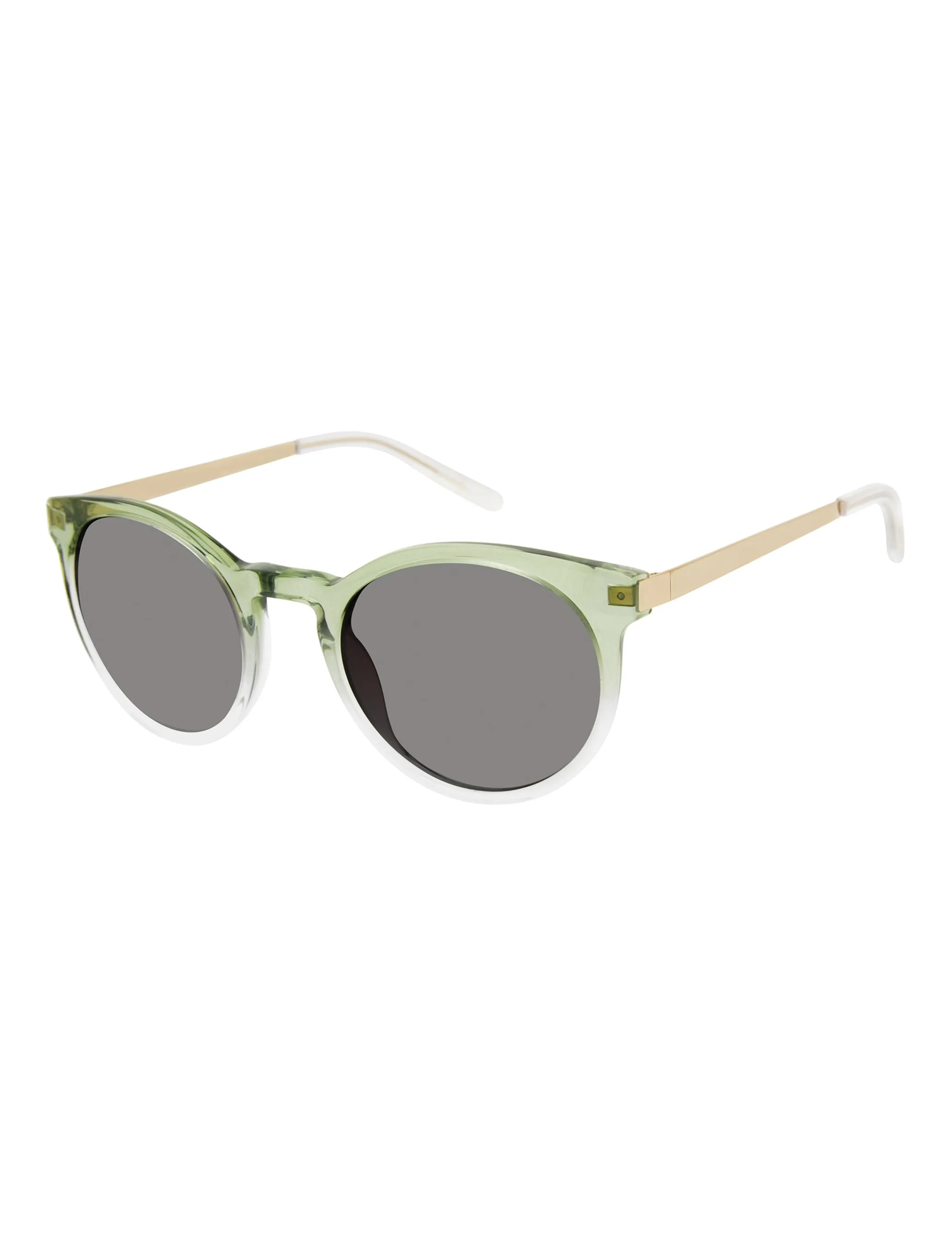Acetate Frame Round Sunglasses