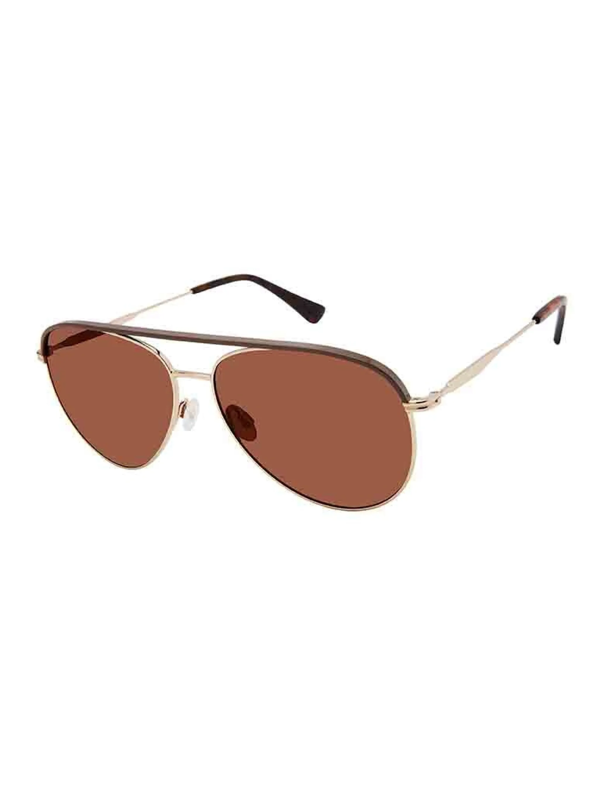 Men's Contrasting Classic Aviator Sunglasses