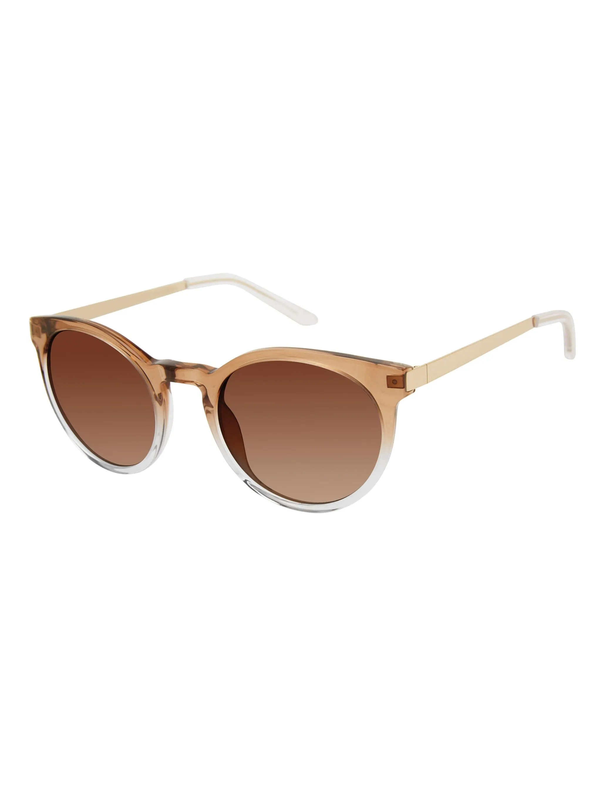 Acetate Frame Round Sunglasses