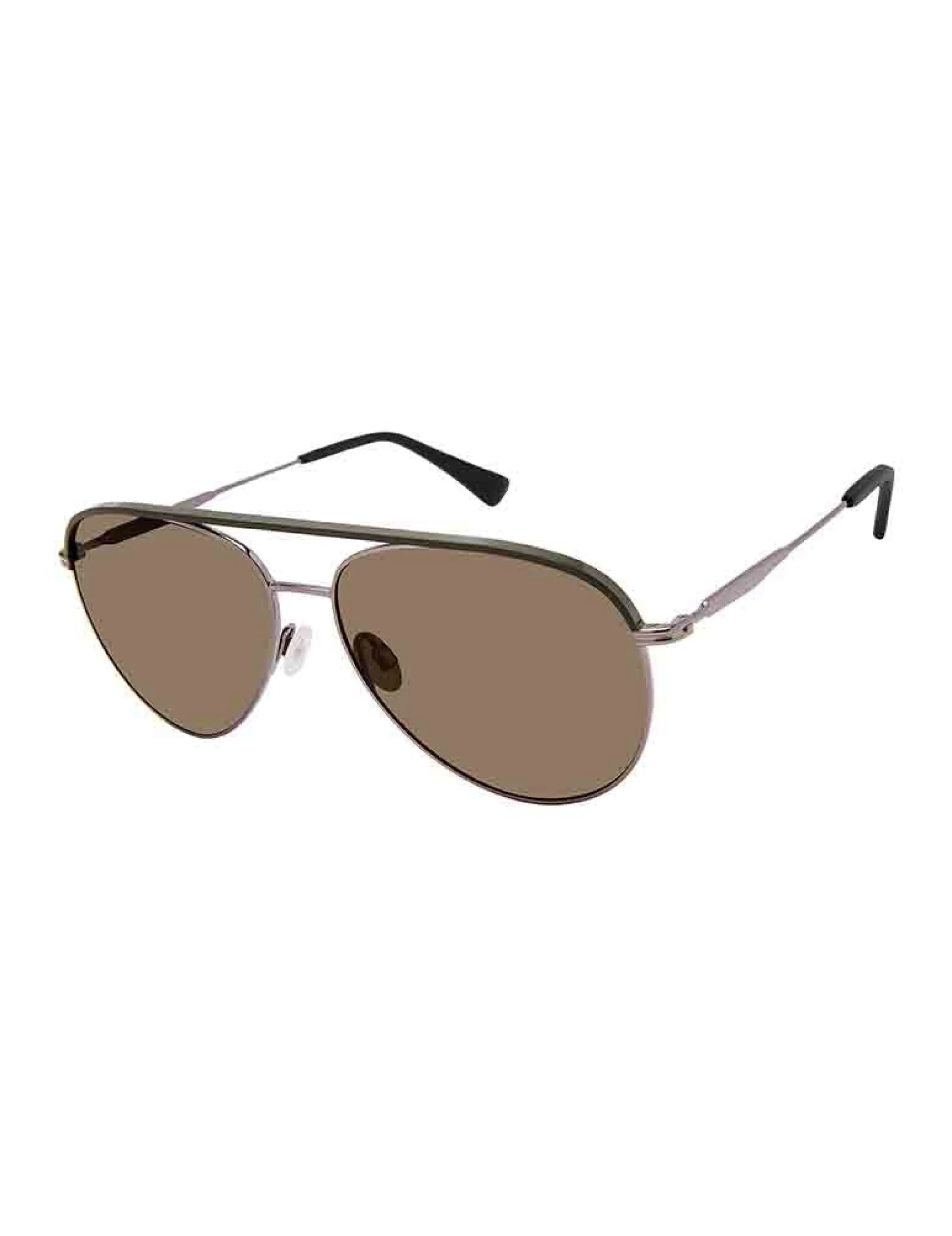 Men's Contrasting Classic Aviator Sunglasses