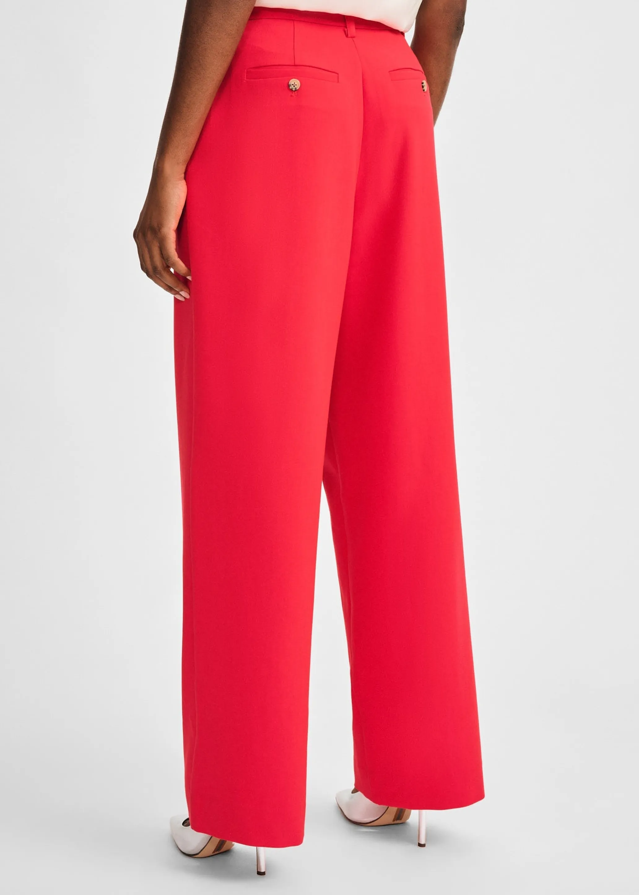 Wide Leg Pleated Pant
