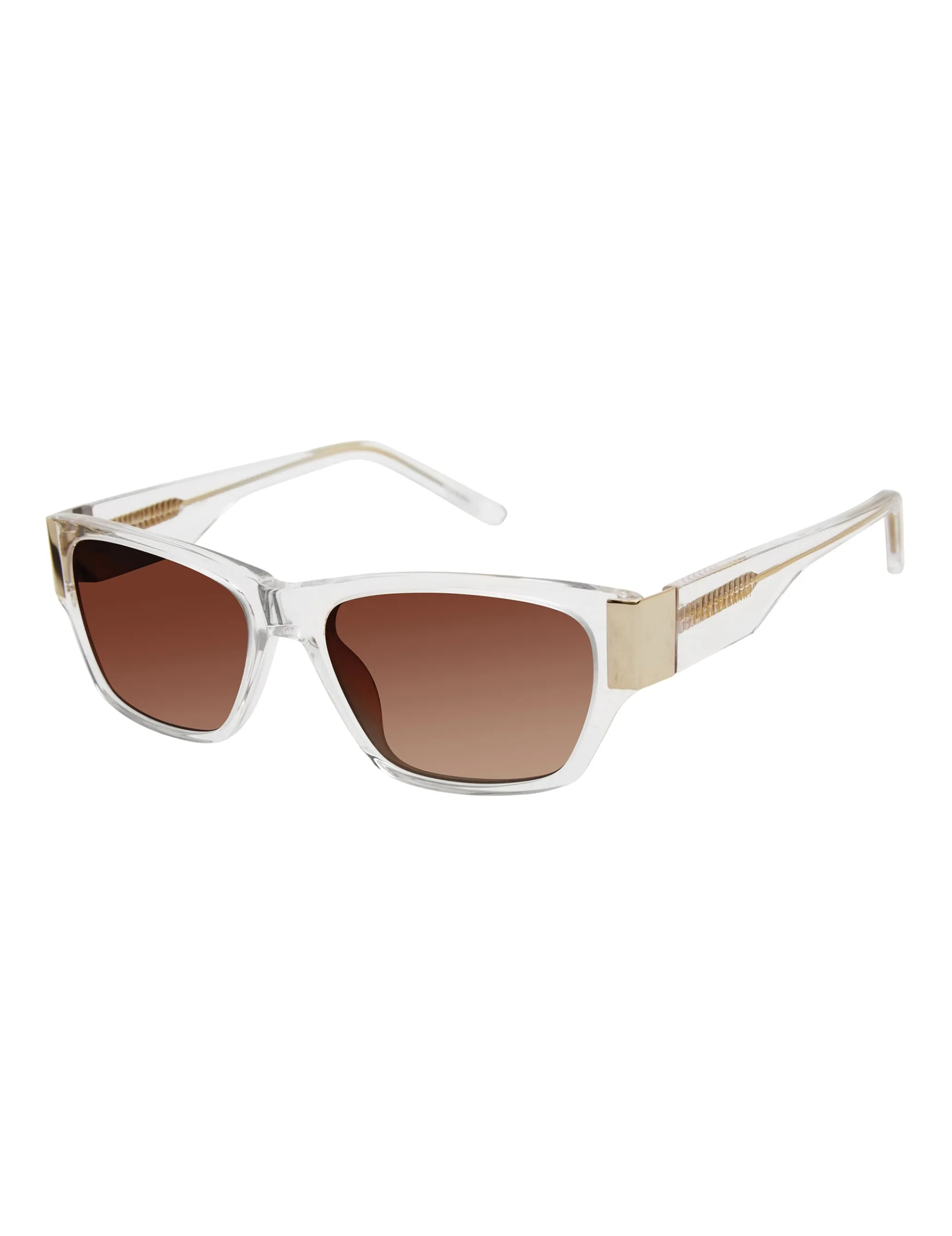 Rectangular Acetate Frame Sunglasses