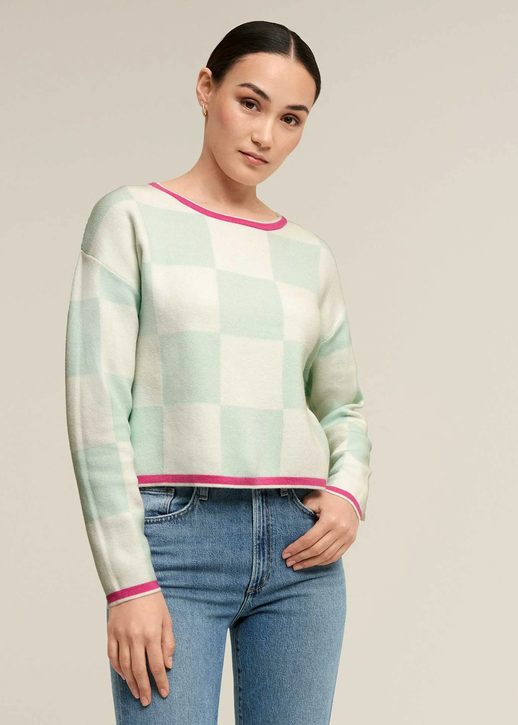 Checker Board Sweater