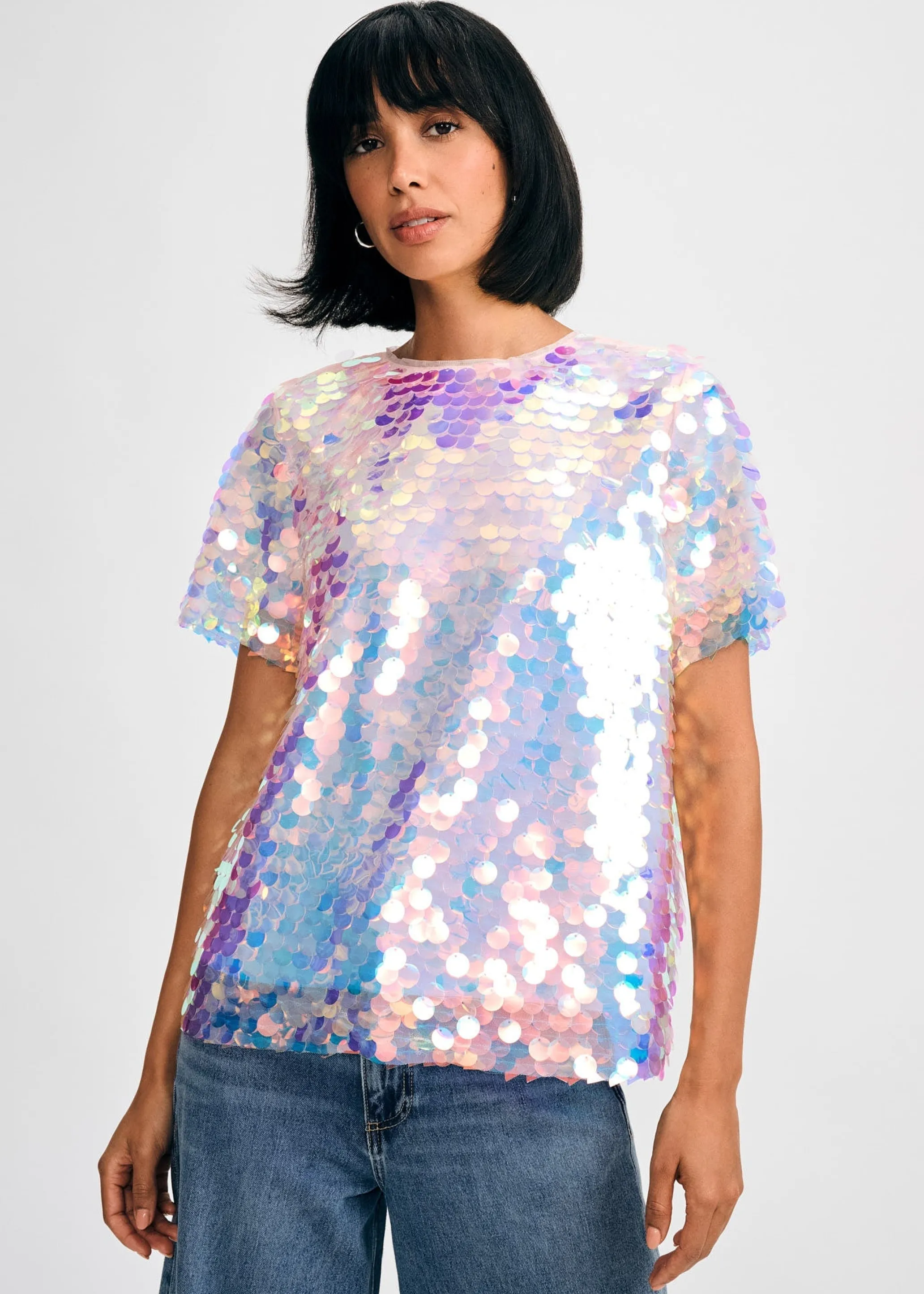 Paillette Sequin Tee